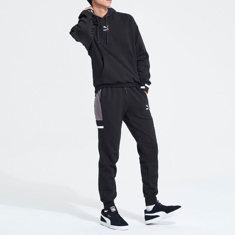 Puma Logo Classics Hoodie 'Black' 533204-01 sold by KicksCrew product image thumbnail 3