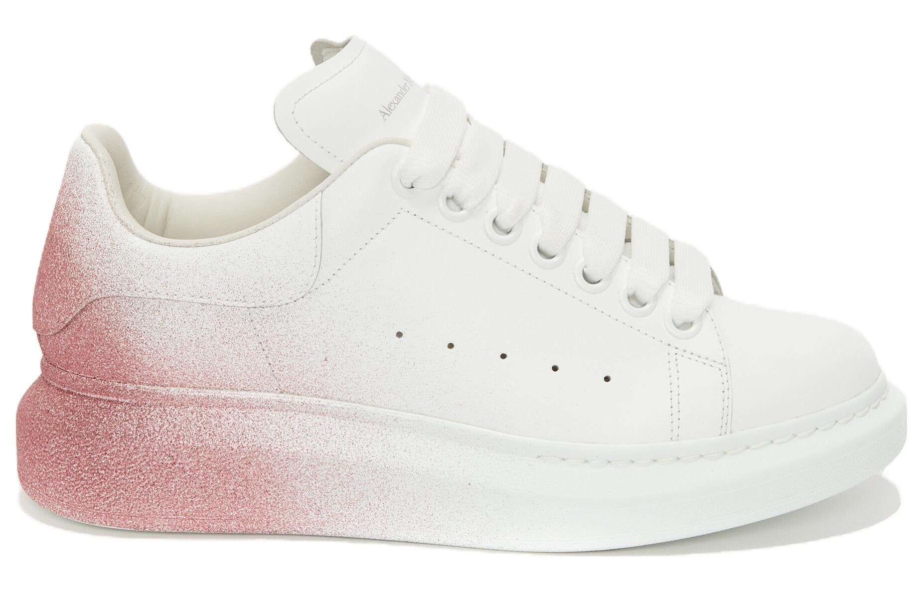 (WMNS) Alexander McQueen Oversized Sneakers 'White Pink' 685672WIB9M9287 sold by KicksCrew product image thumbnail 2