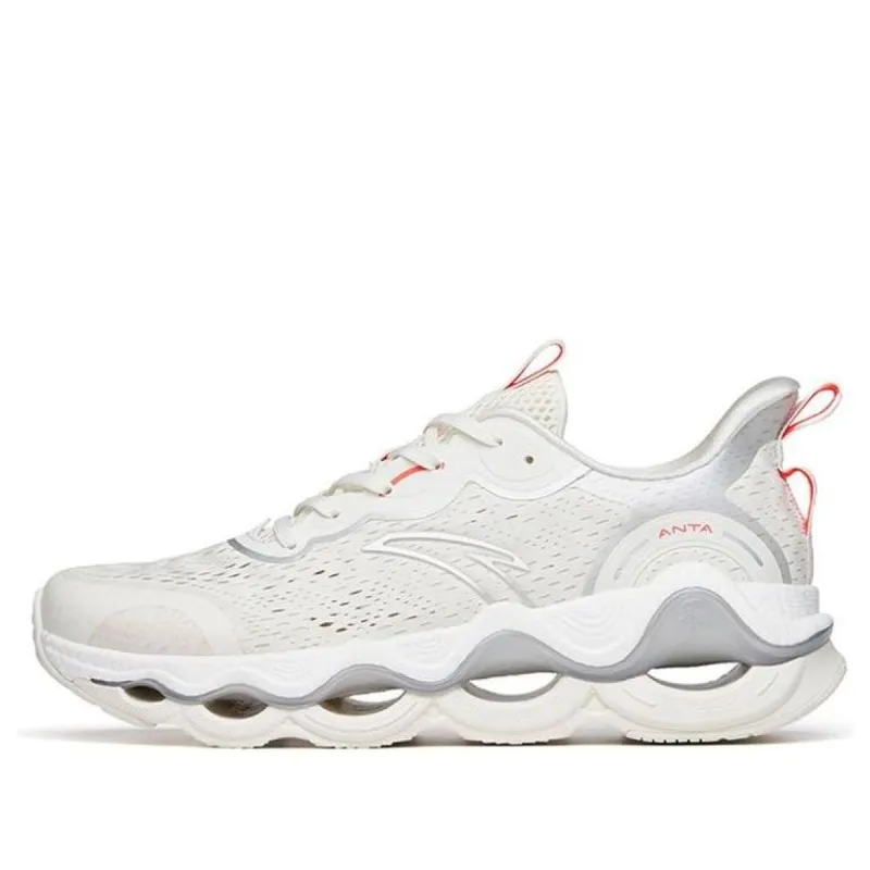 ANTA Running Series Sneakers 'White Silver Red' 112225586-2 sold by KicksCrew