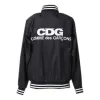 COMME des GARCONS Varsity Jacket 'Black' SZ-J006-051-1 sold by KicksCrew
