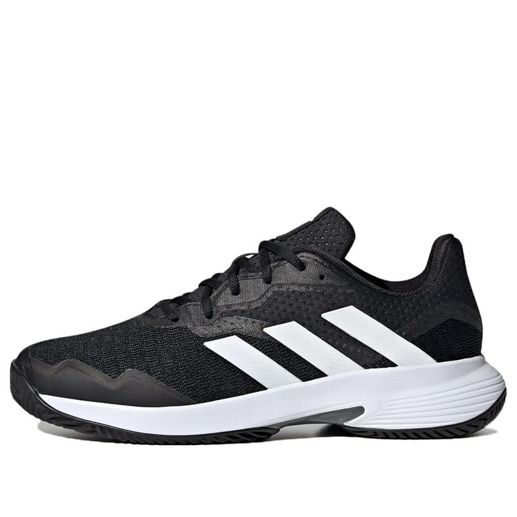 adidas CourtJam Control Tennis Shoes 'Black White' ID1535 sold by KicksCrew