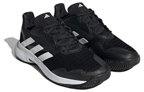 adidas CourtJam Control Tennis Shoes 'Black White' ID1535 sold by KicksCrew