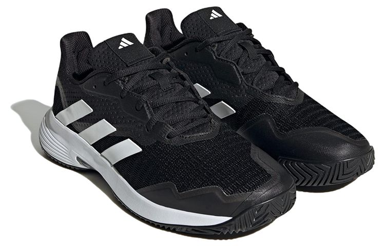 adidas CourtJam Control Tennis Shoes 'Black White' ID1535 sold by KicksCrew product image thumbnail 3
