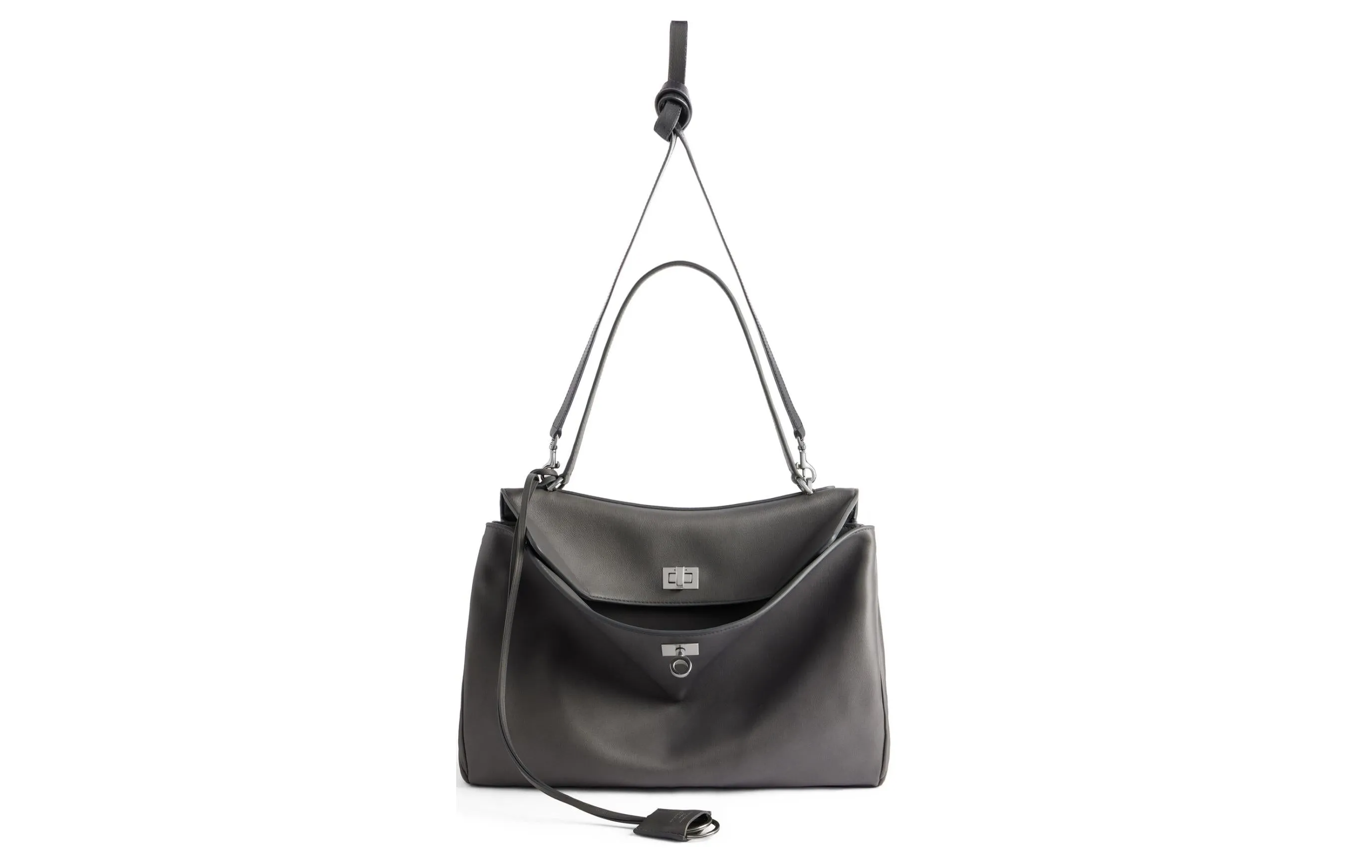 (WMNS) Balenciaga Rodeo Medium Handbag 'Grey' 7897722AA4U1239 sold by KicksCrew product image thumbnail 5