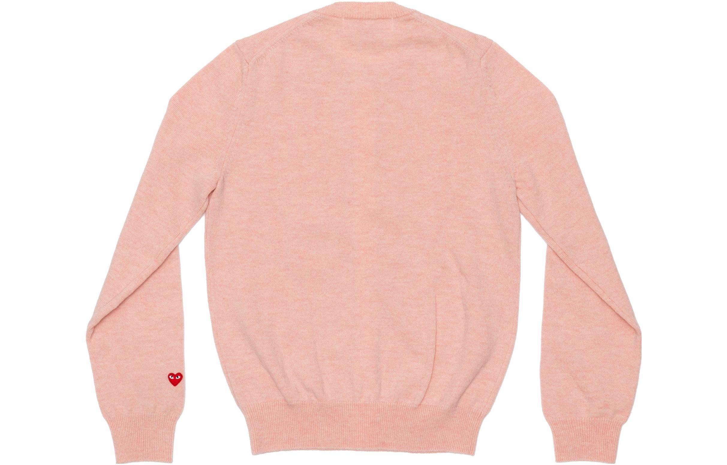 (WMNS) COMME des GARCONS PLAY Cardigan Pastel Series Sleeve Heart 'Pink' AZ-N091-051-5 sold by KicksCrew product image thumbnail 2
