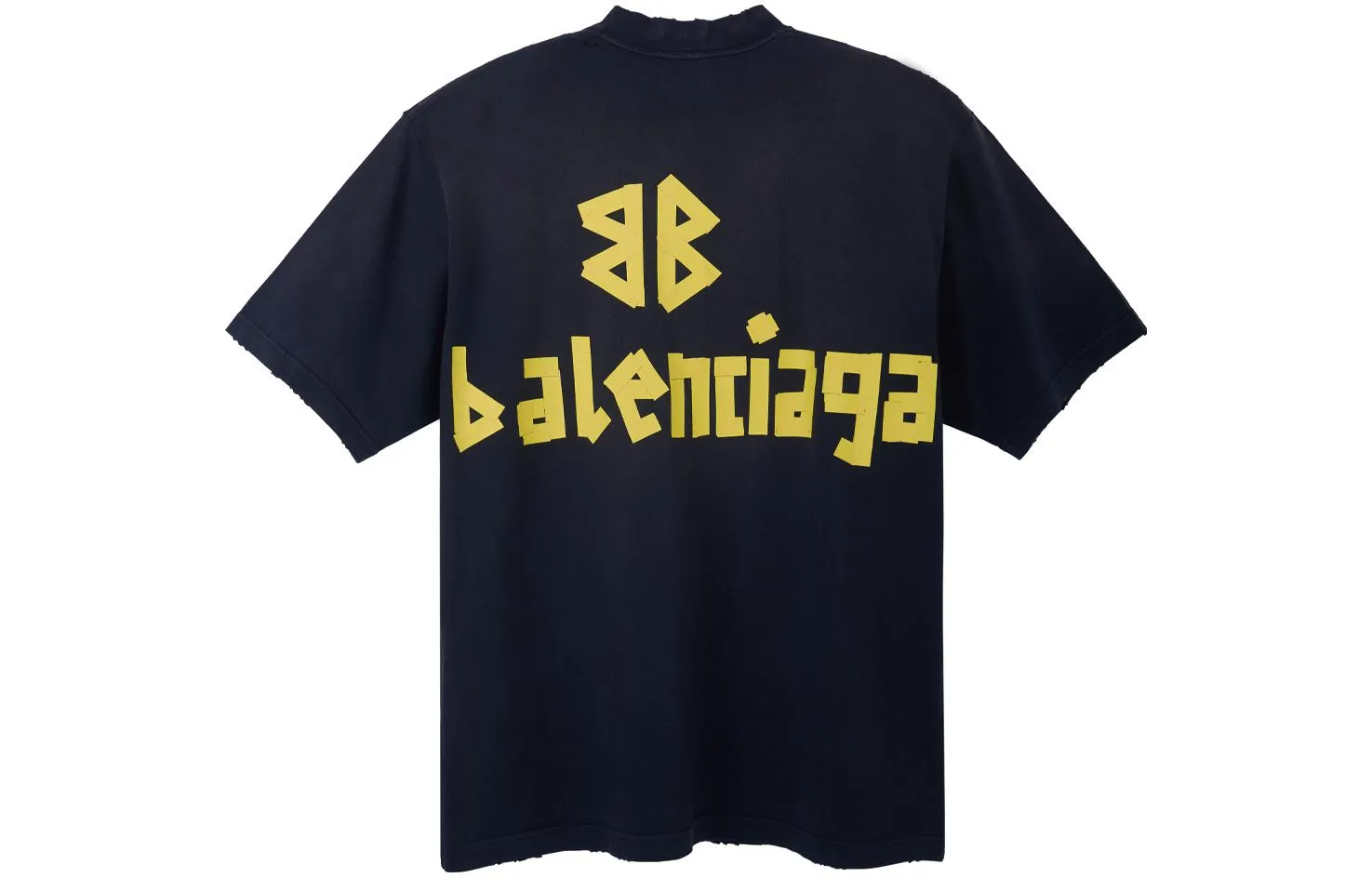 Balenciaga Tape Type T-shirt Medium Fit 'Black Faded' 739784TOVA91055 sold by KicksCrew product image thumbnail 2