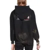 Balenciaga Gaffer Zip-Up Hoodie Small Fit 'Black White Red' 720424-TNVK5-1089 sold by KicksCrew