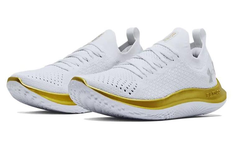 (WMNS) Under Armour Flow Velociti SE Metallic 'White Metallic Gold' 3025256-100 sold by KicksCrew product image thumbnail 3