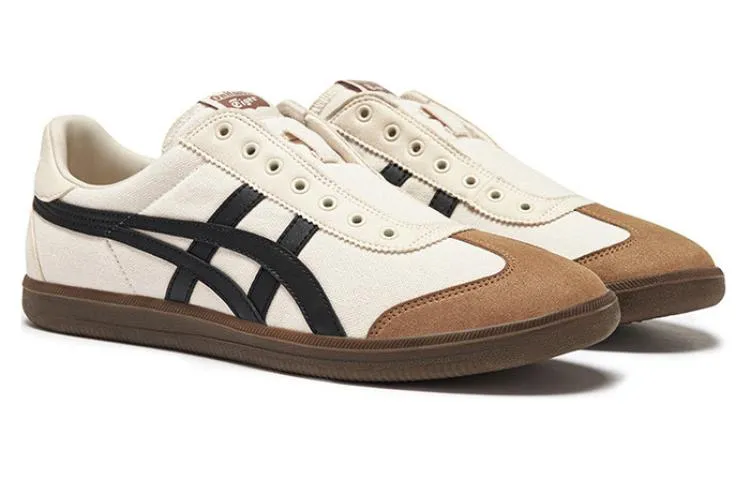 Onitsuka Tiger Tokuten Slip-On Sneakers 'White Brown Black' 1183C248-200 sold by KicksCrew product image thumbnail 2