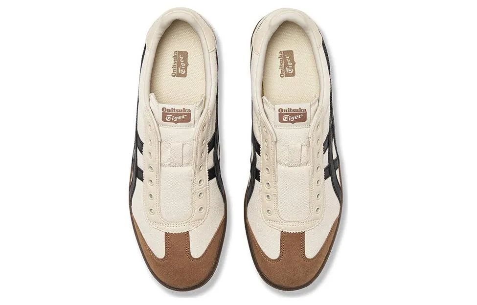 Onitsuka Tiger Tokuten Slip-On Sneakers 'White Brown Black' 1183C248-200 sold by KicksCrew product image thumbnail 3