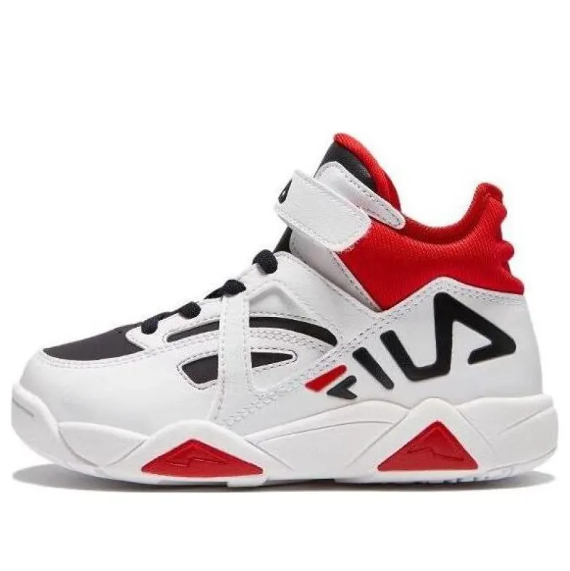 (PS) FILA Sport Basketball Shoes 'White Red' K14B341262PRN sold by KicksCrew