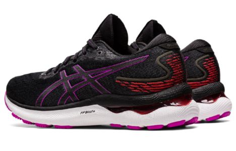 (WMNS) ASICS Gel-Nimbus 24 Wide 'Black Orchid' 1012B199-004 sold by KicksCrew