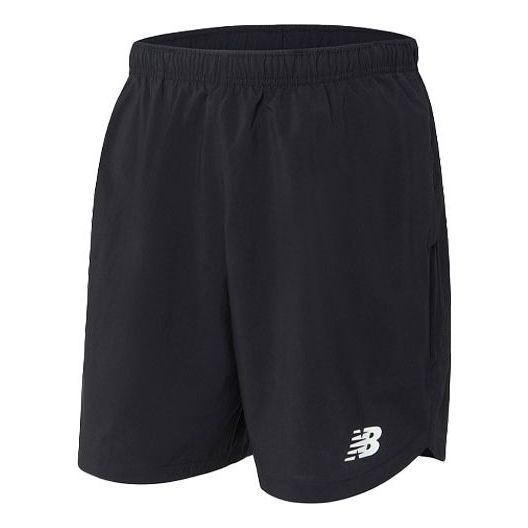New Balance Logo Shorts 'Black' AMS01226-BK sold by KicksCrew