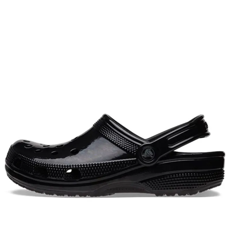 Crocs Classic High Shine Clog 'Black' 209609-001 sold by KicksCrew