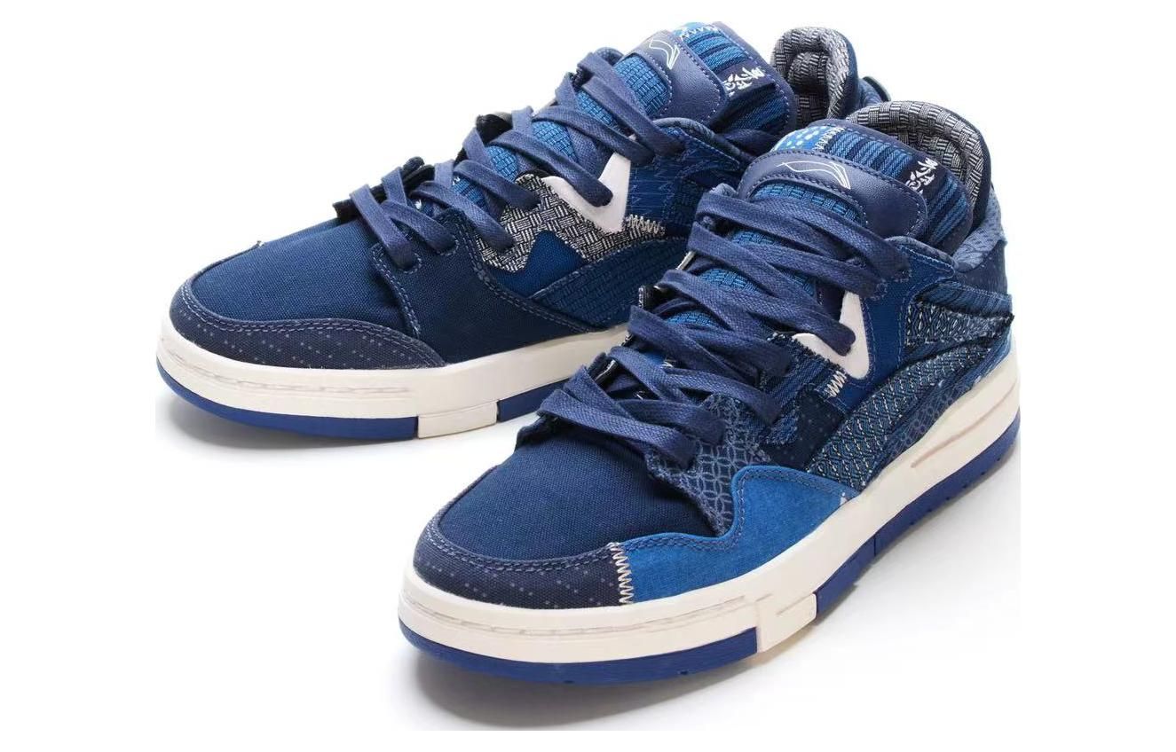 (WMNS) Li-Ning Wave Pro 'Blue White' AECS080-1 sold by KicksCrew product image thumbnail 4