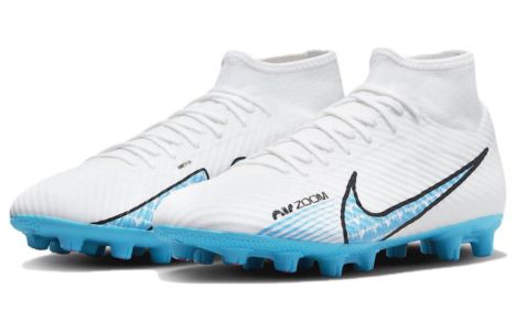 Nike Zoom Mercurial Superfly 9 Academy HG 'White Blue' DJ5626-146 sold by KicksCrew