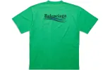 Balenciaga Political Campaign T-Shirt Large Fit 'Green Black Blue' 641675TPVD33600 sold by KicksCrew