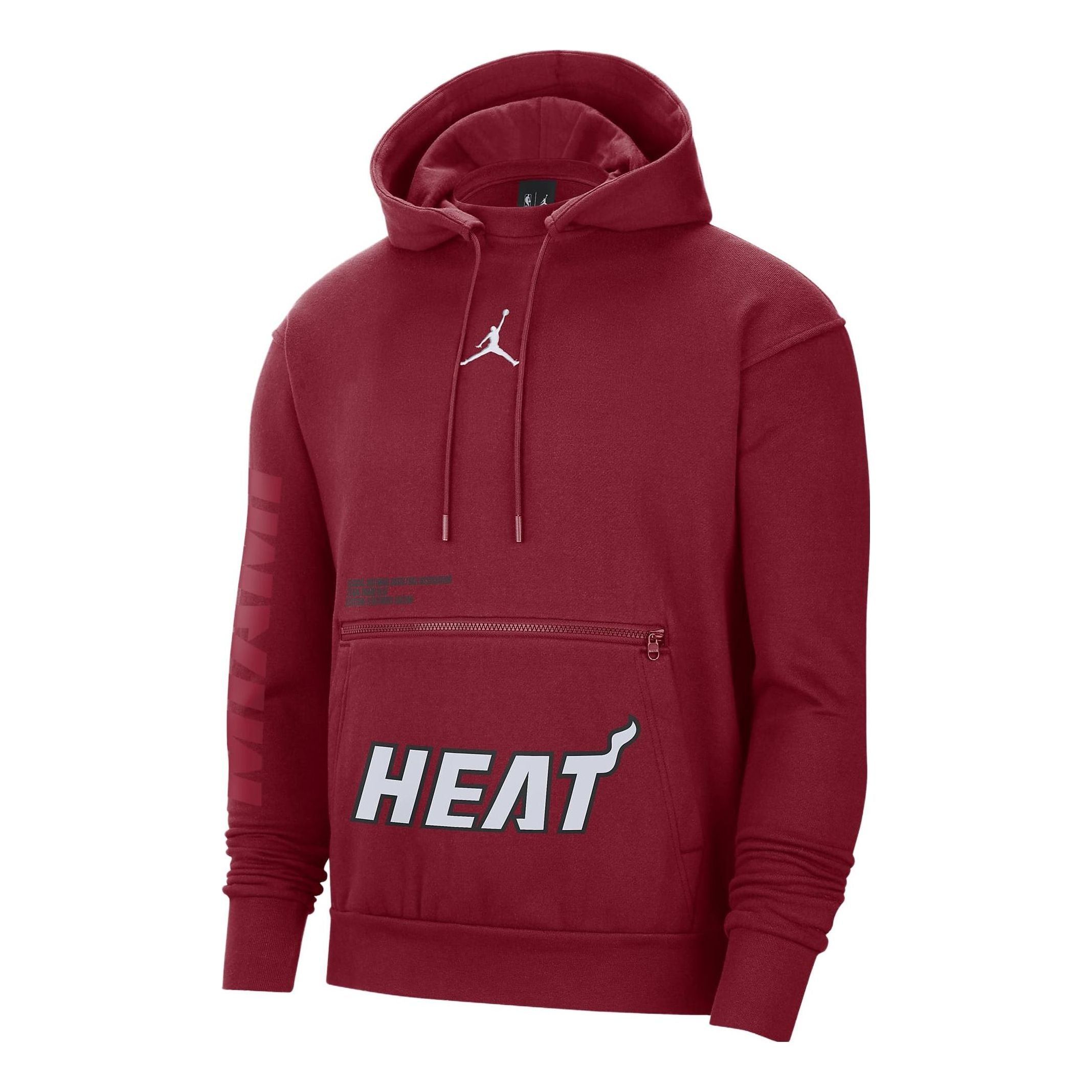 Air Jordan Miami Heat Courtside Statement Edition Logo Hoodie 'Red' DR7003-608 sold by KicksCrew