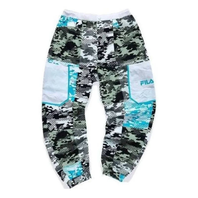 FILA FUSION Colorblock Sports Pants 'Multi-Color' T11M136803F-WT sold by KicksCrew