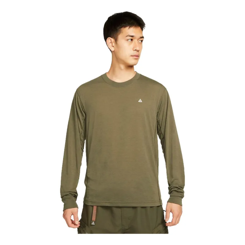 Nike Dri-FIT ACG Logo Long Sleeve Tee 'Goat Rocks' DO9270-325 sold by KicksCrew