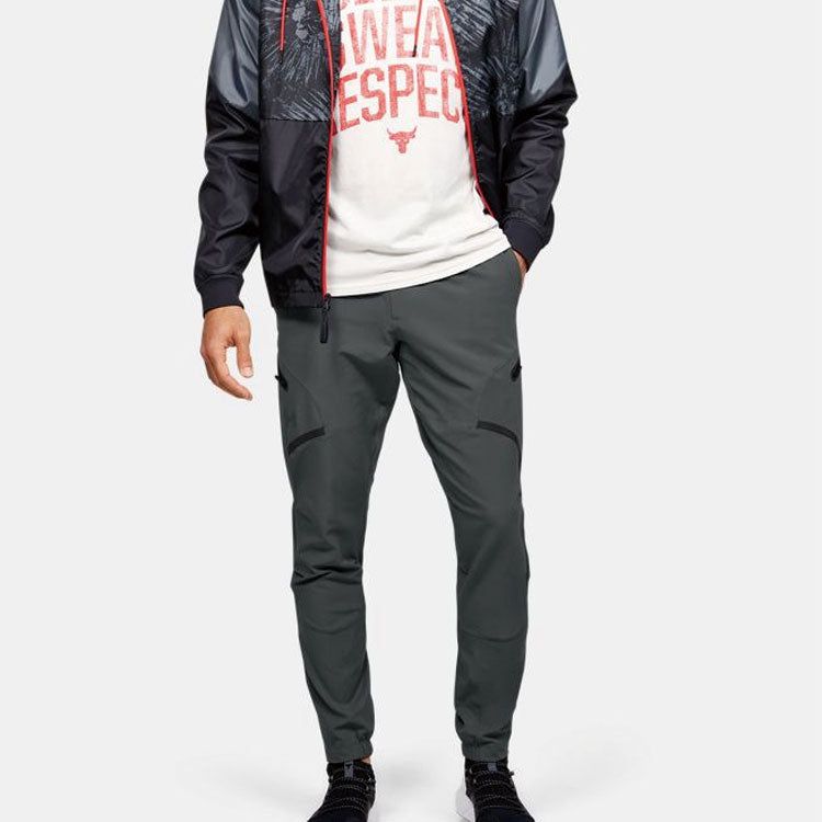 Under Armour Project Rock Utility Pants 'Pitch Grey' 1351532-012 sold by KicksCrew product image thumbnail 5