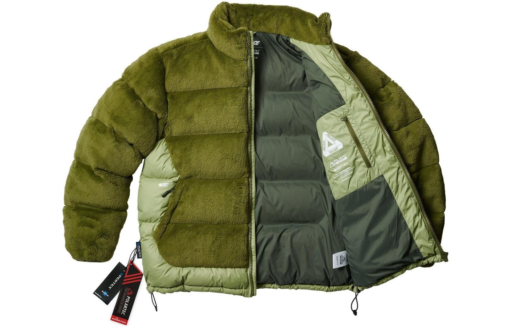 Palace Polartec High Loft Puffa 'Olive' P23JK118 sold by KicksCrew product image thumbnail 4