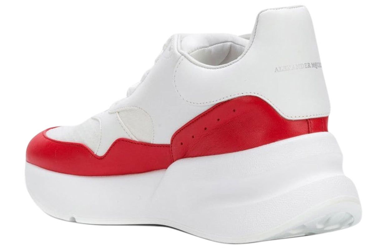 (WMNS) Alexander McQueen Oversized Runner in Nappa Calf Leather 'White Red' 533710WHT999092 sold by KicksCrew product image thumbnail 4