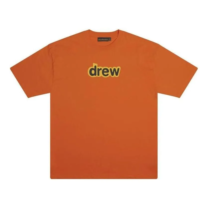 Drew House Secret T-shirt 'Orange' DR-FW22-220 sold by KicksCrew