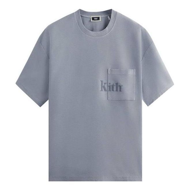 KITH Quinn Tee 'Light Indigo' KHM031086-415 sold by KicksCrew