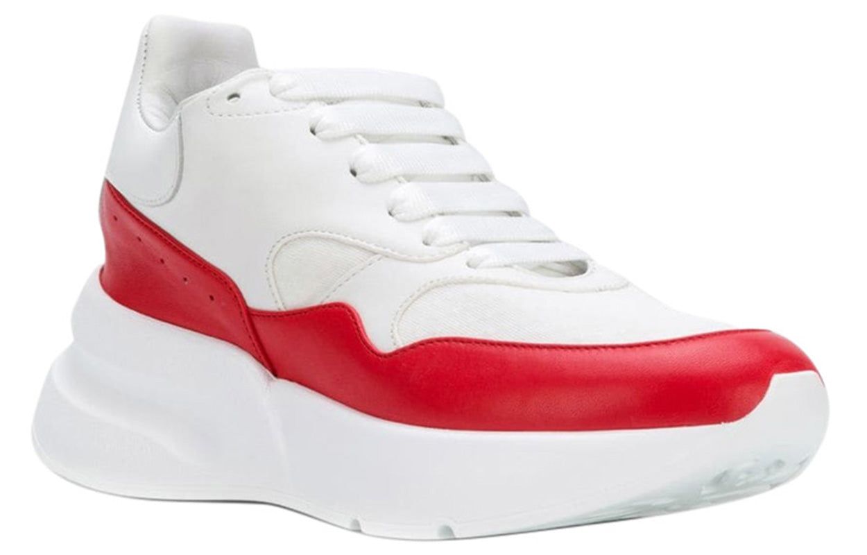 (WMNS) Alexander McQueen Oversized Runner in Nappa Calf Leather 'White Red' 533710WHT999092 sold by KicksCrew product image thumbnail 3