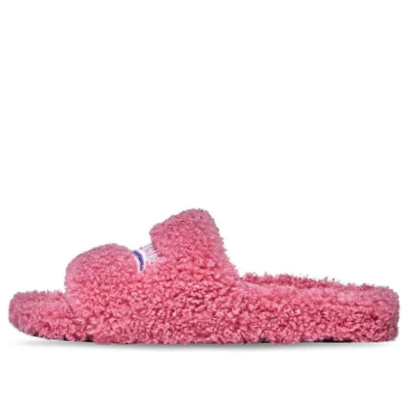 Balenciaga Furry Slides 'Pink' 654261W2DO15596 sold by KicksCrew