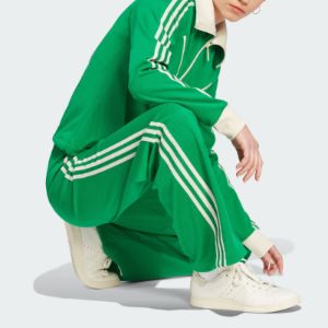 (WMNS) adidas Adicolor 70s Montreal Track Pants 'Green' IK7878 sold by KicksCrew