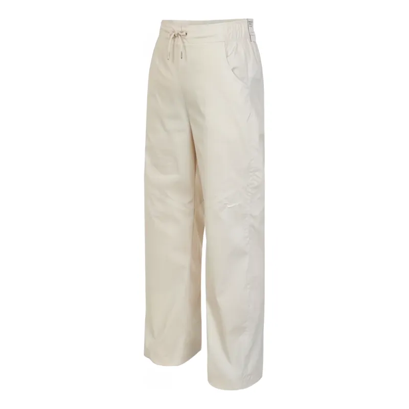 (WMNS) Nike Sportswear Essentials Woven High-Rise Pants 'Beige' FB8285-104 sold by KicksCrew