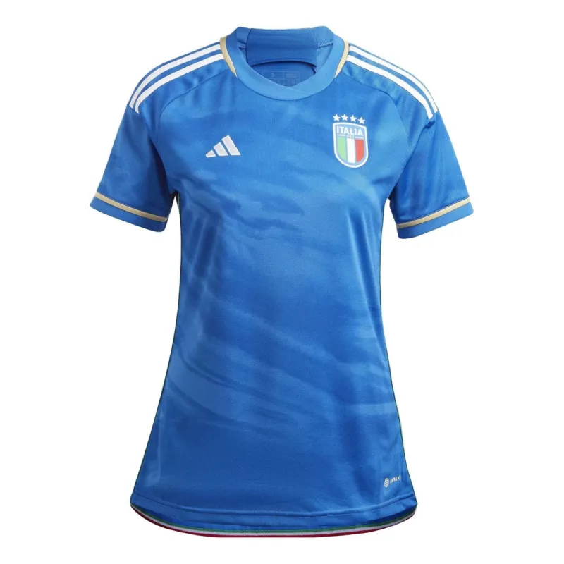 (WMNS) adidas Italy 23 Home Jersey 'Blue' HT1613 sold by KicksCrew