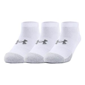 Under Armour HeatGear No Show Socks 3-Pack 'White' 1346755-100 sold by KicksCrew