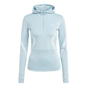 (WMNS) adidas By Stella Mccartney Truepace Long Sleeve Top 'Blue White' HS4256 sold by KicksCrew