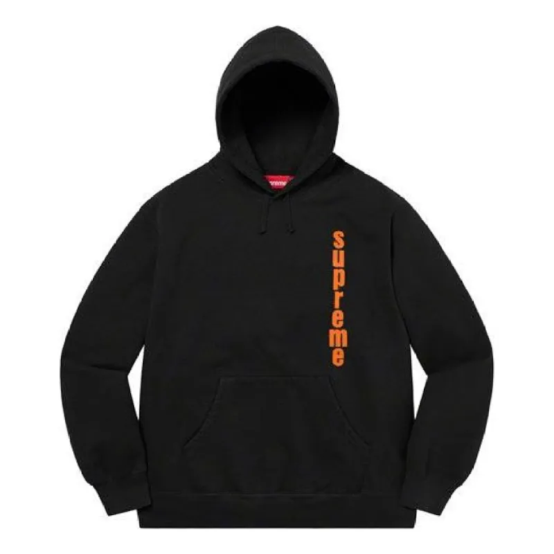 Supreme Invert Hooded Sweatshirt 'Black Orange Blue White' SUP-SS21-664 sold by KicksCrew