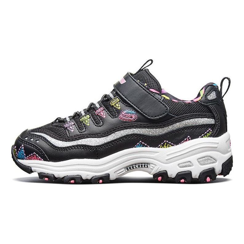 (GS) Skechers DLITES 'Black Multi-Color' 80524L-BKMT sold by KicksCrew