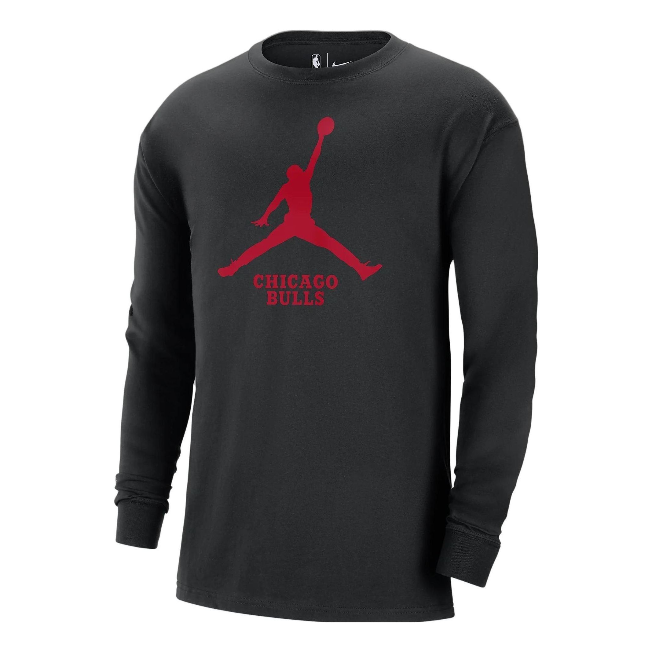 Air Jordan Chicago Bulls Essential NBA Long-Sleeve T-Shirt 'Black' FN1256-010 sold by KicksCrew