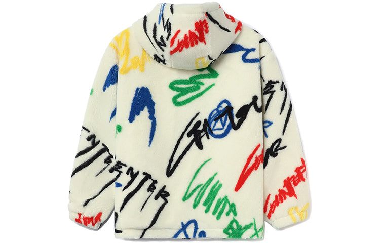 Li-Ning CF WuXing Graphic Hooded Jacket 'Beige' AFDR914-1 sold by KicksCrew product image thumbnail 2