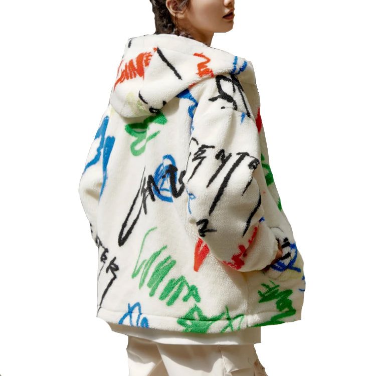 Li-Ning CF WuXing Graphic Hooded Jacket 'Beige' AFDR914-1 sold by KicksCrew product image thumbnail 4