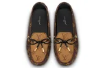 (WMNS) LOUIS VUITTON Gloria Flat Loafers 'Brown Monogram with Black' 1ABV2A sold by KicksCrew