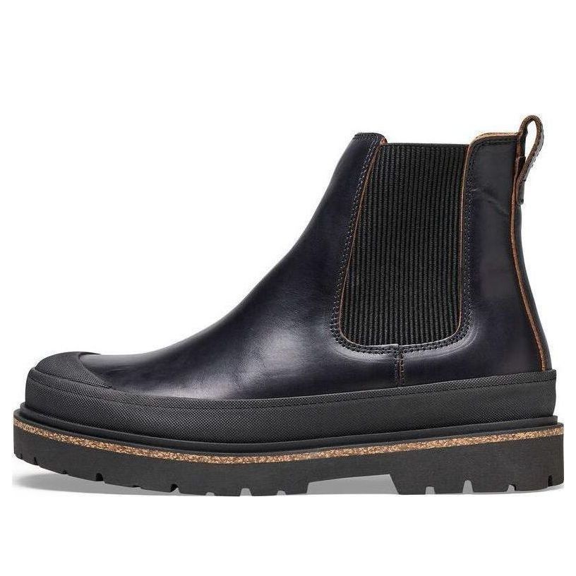 (WMNS) Birkenstock Prescott Slip On Women Waxy Leather Narrow Fit 'Black' 1025218 sold by KicksCrew