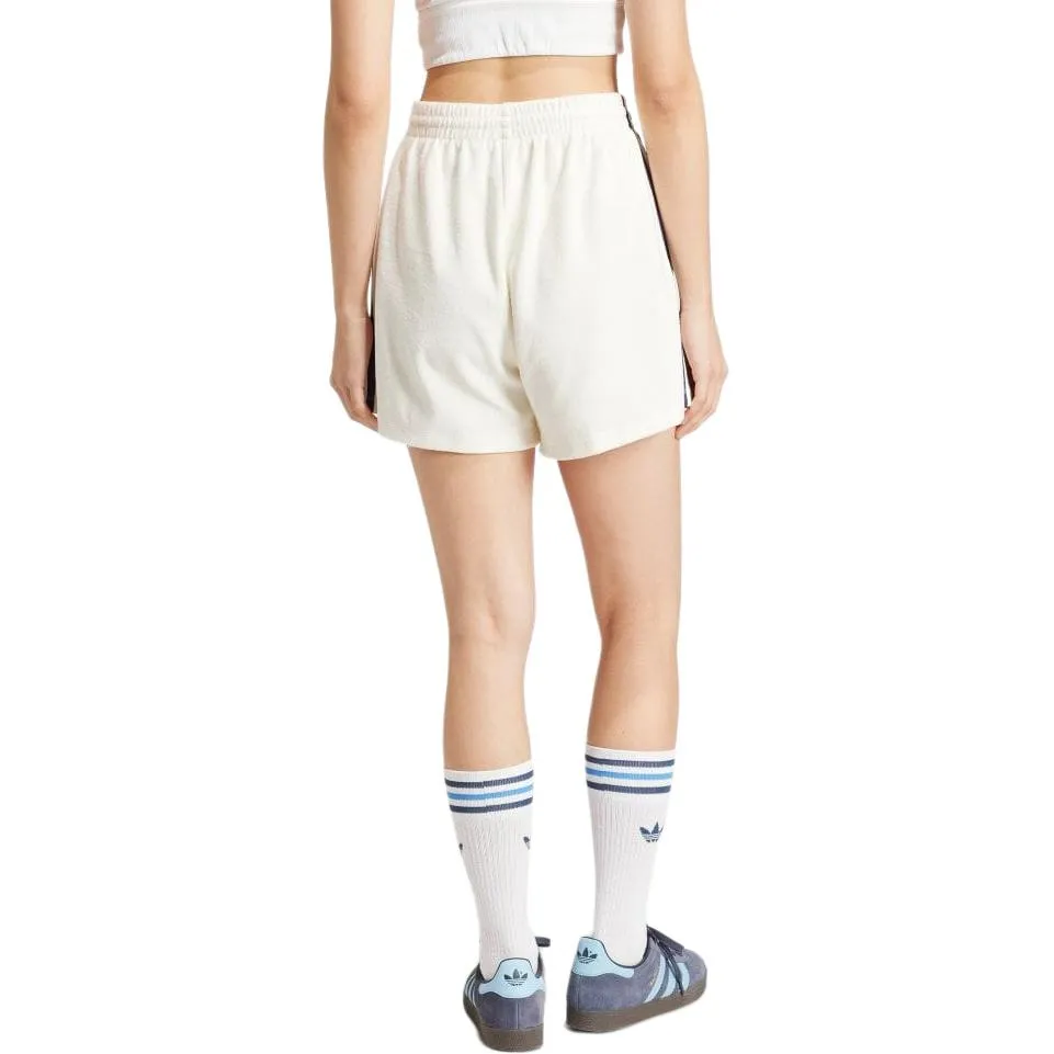(WMNS) adidas Terry Shorts 'White Blue' IT9841 sold by KicksCrew product image thumbnail 3