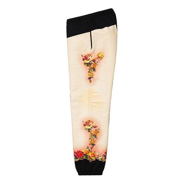 Supreme x Jean Paul Gaultier Floral Print Sweatpants 'White Black Yellow' SUP-SS19-792 sold by KicksCrew product image thumbnail 3