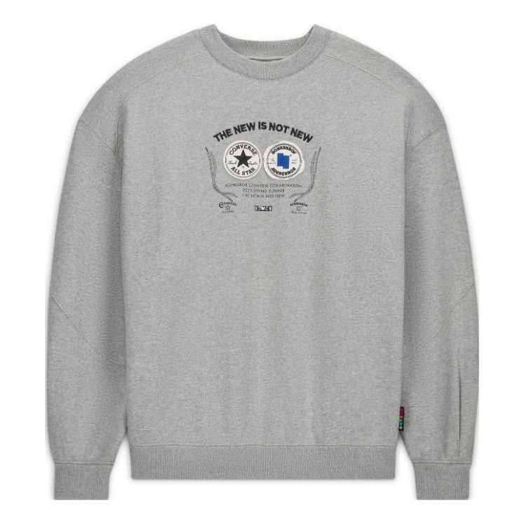 Converse x Ader Error Shapes Crew Sweatshirt 'Vintage Grey Heather' 10025818-A01 sold by KicksCrew