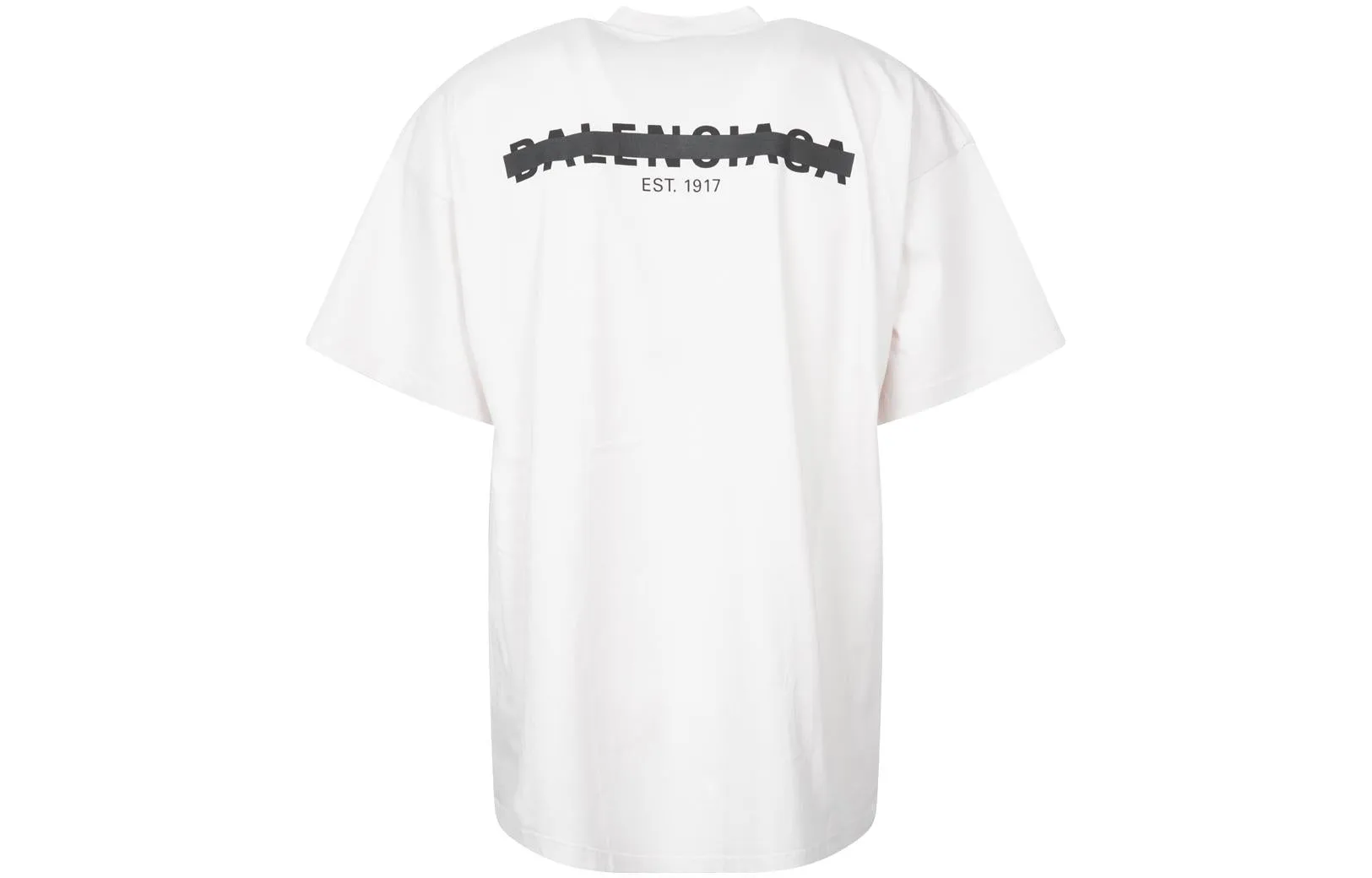 Balenciaga Strike 1917 Oversized T-shirt 'White' 694576TMVJ69800 sold by KicksCrew product image thumbnail 2
