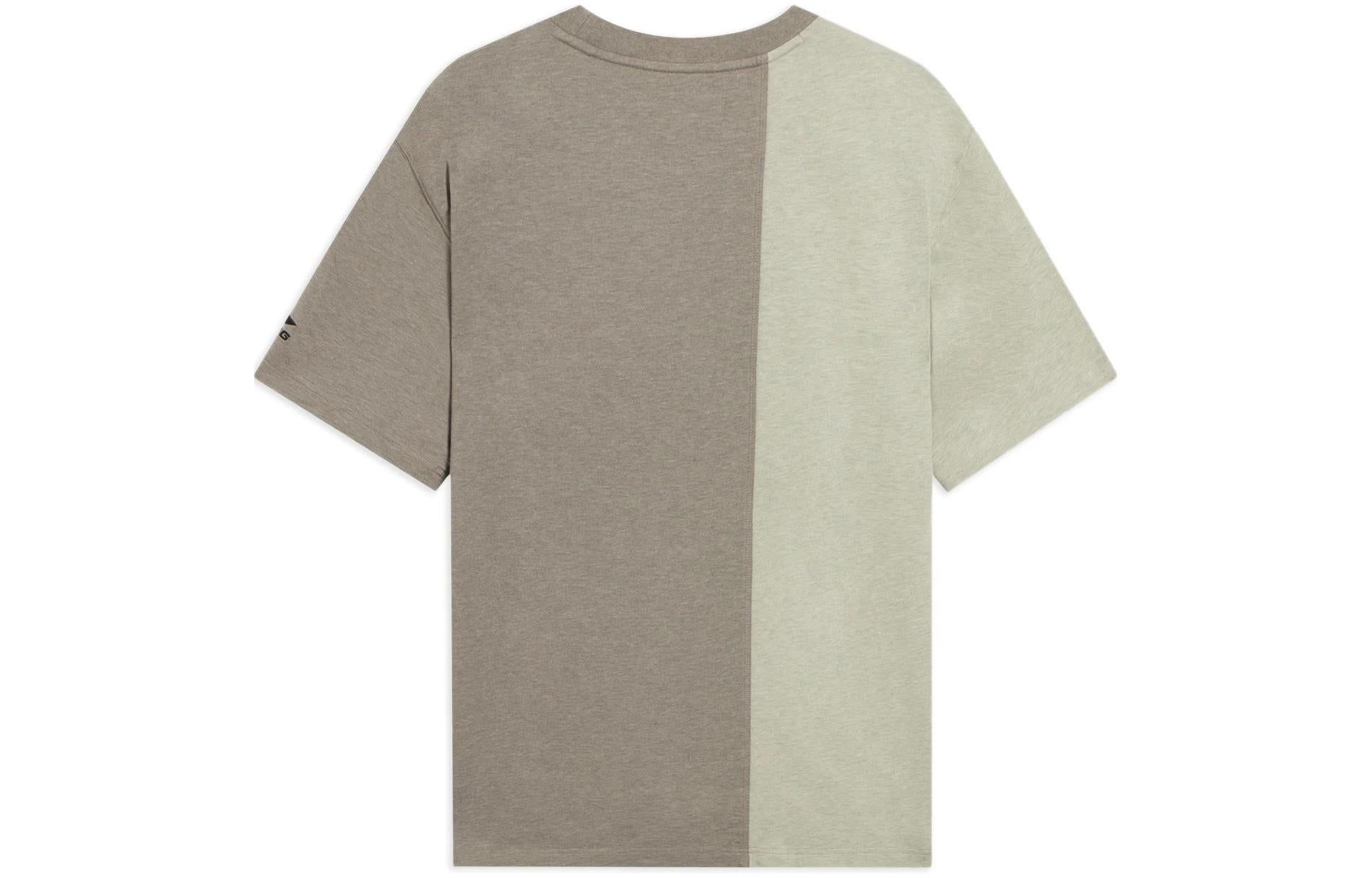 Li-Ning Color Block Pocket T-shirt 'Taupe Green' AHSS191-1 sold by KicksCrew product image thumbnail 2