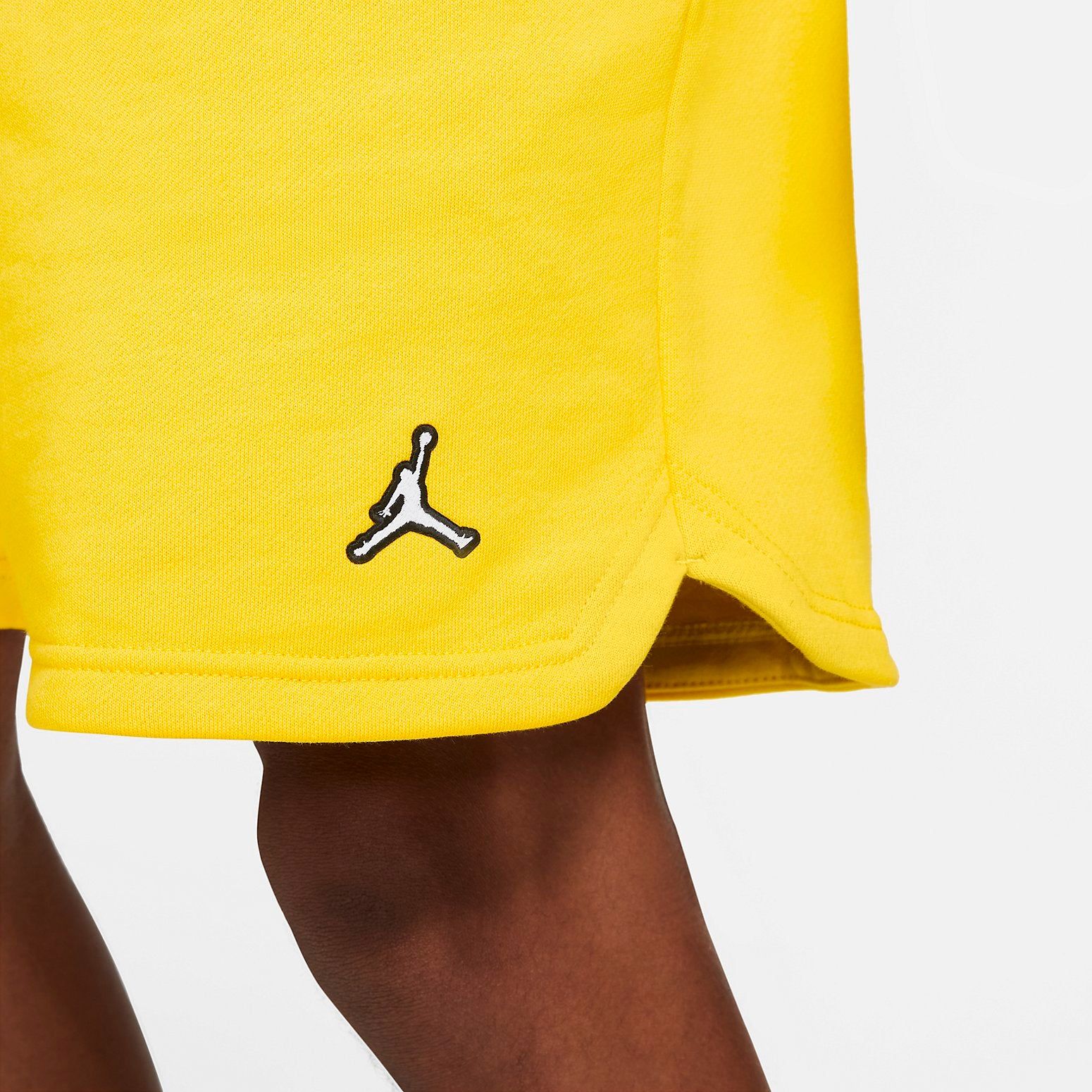 Air Jordan Essentials Fleece Shorts 'Yellow' DA9826-719 sold by KicksCrew product image thumbnail 5