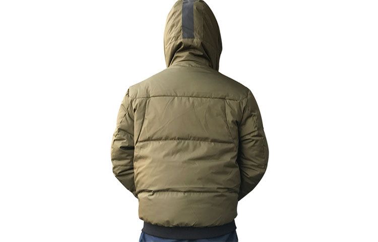 New Balance Heavyweight Puffer Hooded Jacket 'Olive Green' NP74T021-KH sold by KicksCrew product image thumbnail 2